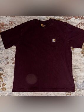 Men’s Burgundy Carhartt Shirt
